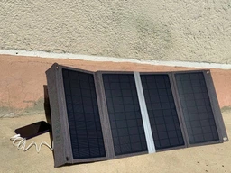 Портативна сонячна панель для УМБ CHOETECH 14W SB 5V/2.4A max (SC004) фото від покупців 1