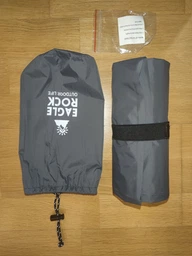 Надувной туристический коврик каремат Eagle Rock 40DNylon TPU серый NAD00311 надувной матрас для палатки фото от покупателей 1
