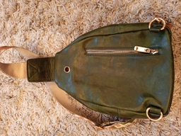 Невелика вертикальна жіноча сумка через плече з гладкої екошкіри Vintage Рудий (bg227fash67)