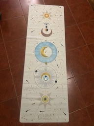 Преміальний килимок для йоги Luna Yoga Travel 1830х610х1.5 мм Light Sky (LunaYogaTravelLS)