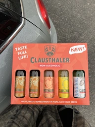 Подарунковий набір пива Clausthaler 0% 0.33 л х 2 шт. + Пиво Clausthaler Lemon 0.17% 0.33 л х 1 шт + Пиво Clausthaler нефільтроване 0.45% 0.33 л х 2 шт (4053400014166) фото від покупців 2