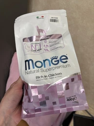 Сухой корм для стерилизованных кошек Monge Cat Adult Sterilised Chicken 400 г (Курица) фото от покупателей 3