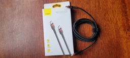 Кабель Baseus Cafule Type-C 3A PD 2.0 60W Flash Charging 2.0 м Red/Black (CATKLF-H91) фото от покупателей 10