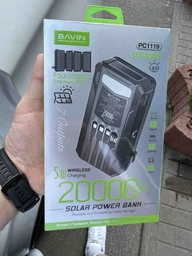 УМБ BAVIN PC1119 20000 mAh Wireless and SOLAR Black фото від покупців 6