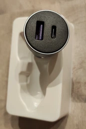 Автомобільний зарядний пристрій для телефона Ugreen USB, USB Type-C QC 3.0 3 A Car Charger Dark Blue (YM1228) фото від покупців 1