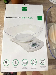 Весы кухонные RZTK Bowl 1.5L (5KG) фото от покупателей 8