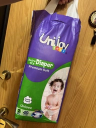 Подгузники UNIJOY Soft S 3-6 кг 40 шт. (6998526216170)