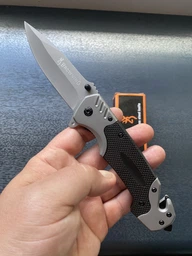 Нож складной Browning ножи складные охотничьи ножик тактический охотничий раскладной походный многофункциональный карманный стропорез со стеклобоем из нержавеющей стали фото от покупателей 9