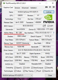 Видеокарта Inno3d GeForce RTX5070 Ti X3 16GB GDDR7 (N507T3-16D7-176068N) фото от покупателей 1