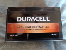 Аккумуляторная батарея Duracell | 12V 9Ah | F1 | AGM мультигель (DR9-12) фото от покупателей 12