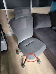 Крісло Mealux Q1 Air Fabric Grey (арт. HF Q-1 F/G) фото от покупателей 4