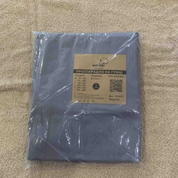 Простынь на резинке Ecotton 140x200 Aqua Grey сатин (24844_000)