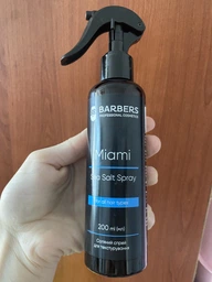 Текстурирующий соляной спрей для волос Barbers Miami 200 мл (4823109408067) фото от покупателей 1