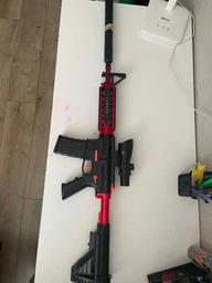Детский игрушечный автомат на орбизах Орбиган M4A1 Rifle стреляет гидрогелевыми пулями Гель бластер аккумуляторный + 2500 орбизов фото от покупателей 1