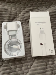 Швидка зарядка для айфона айпада комплект швидкої зарядки для Apple iPhone 8 X 11 12 13 14 Pro Max Mini Plus iPad зарядка для iPhone Мережевий зарядний пристрій Блок Type-C 35W USB-C Power Adapter Кабель зарядки Type-C to Lightning LEXEGO FHK-35W  фото від покупців 3