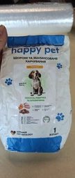 Сухой корм для собак средних пород Happy Pet на основе 3-х видов мяса 3 кг фото от покупателей 6