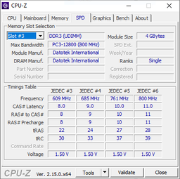 Модуль оперативной памяти DDR3 4GB/1600 Dato (DT4G3DLDND16)