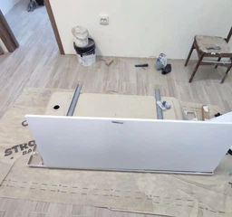 Ванна акрилова Lavinia Boho One 180x80 см з ніжками, лицьовим екраном і торцевим екраном 40987145 фото від покупців 1