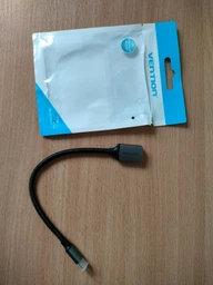 Кабель Vention USB Type-C - OTG USB 3.0 AF 0.15 м Black (CCXHB)