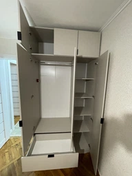 Шафа для одягу Doros Лукас Дуб Сонома 3ДСП 120х50х240 DRS-011651 (80737799)
