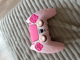 Качественный защитный силиконовый чехол Cat Ear Pink для геймпада Sony DualSense PS5 + накладки на стики [466129389] фото от покупателей 14