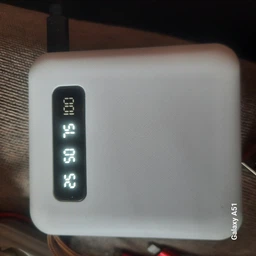 Павербанк PowerBank із шнурами та ліхтарем 20000mAh Ma-3012 |10W|білий фото от покупателей 9