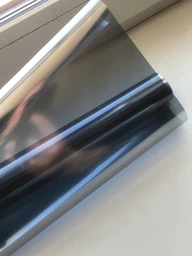 Пленка на окна солнцезащитная зеркальная тонирующая термопленка от солнца антибликовая затемняющая для пластиковых окон стекла балкона квартиры защита от посторонних взглядов оконная фольга самоклеящаяся теплоотражающая термо тепло клеенка ТБ01SUN фото от покупателей 15