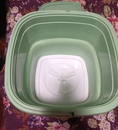 Складная стиральная машина Folding Washing Machine голубая фото от покупателей 2