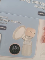 Молокоотсос электрический беспроводной Electric Brest Pump Evianangel Model Q2 портативный аккумуляторный для сцеживания массажный переносной универсальная бутылка для кормления белый фото от покупателей 9