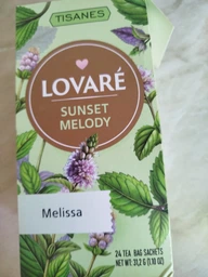 Комплект трав'яного чая Lovare Sunset Melody из листьев мелиссы 24 пакетика по 1.3 г х 2 шт (2000989193852)