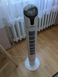 Вентилятор колонный ARDESTO 110см, 50Вт, пульт, дисплей, датчик температуры (FNT-R44X1WY22)