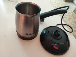 Турка кофеварка электрическая Электротурка RAF R.150 с кнопкой отключения (0,5 л, 600 Вт) с металлической чашей фото от покупателей 5