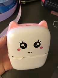 Портативный Мини Термопринтер Детский Mini Printer Bluetooth + Набор Термобумаги В Комплекте Голубой
