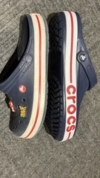 Сабо Crocs Bayaband Clog Stucco / Bright Cobalt M8W10-41-26.5 см 205089 фото от покупателей 13