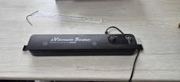 Вакууматор Vacuum Sealer вакуумный упаковщик для еды, бытовой вакууматор черный фото от покупателей 1