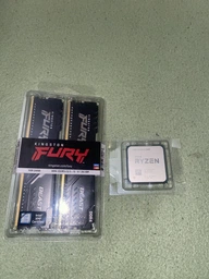 Оперативная память Kingston Fury DDR4-3200 16384MB PC4-25600 (Kit of 2x8192) Beast Black (KF432C16BBK2/16) фото от покупателей 8