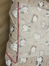 Комплект постільної білизни MirSon Бязь 17-0665 Cream Kittens 175 x 210 см (2200010064445) фото від покупців 1