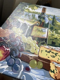 Картина за номерами Ideyka Смак шардоне 30х40 см (KHO5708) фото від покупців 1
