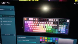 Клавиатура механическая проводная GamePro MK170B Hot-Swap Red Swich 95% RGB Black фото от покупателей 10