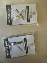 Оберег в кошелек Талисман Ложка - Загребушка Semanyic Jewelry Серебрение 3.0 x 0.7 x 0.1 см