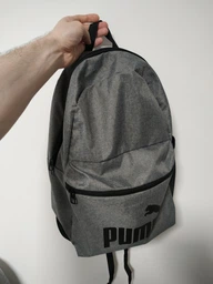 Рюкзак спортивный тканевый 22 л вмещает формат А4 Puma Phase Essentials Backpack III 09117601 Medium Gray Heather (4067984174383)