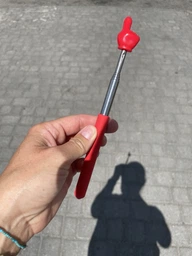 Указка палець телескопічна Pick me пікмі палочка висувна «Рука» 21-69 см UKC розовый