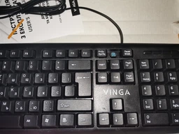 Клавиатура проводная Vinga KB110BK USB фото от покупателей 1