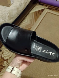 Шлепанцы женские Zlett из натуральной кожи подошва танкетка 38