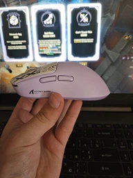 Геймерська акумуляторна бездротова (Bluetooth + 2,4G) миша Attack Shark X3, PixArt PAW3395, 26000DPI, Black-ЧОРНИЙ (X3-3395B) фото от покупателей 1