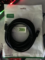 Патч-корд UGREEN NW102 RJ-45 Cat6 U/UTP 1000Mbps 0.5m Black (20158) фото від покупців 6