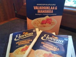 Овсяная каша Elovena Белый шоколад и клубника 210 г (6411200108429)