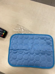 Охлаждающий коврик для собак и кошек Cooling Mat подстилка / лежанка для животных с охлаждающим эффектом, 40x30 см, коричневый (82860232) фото от покупателей 2