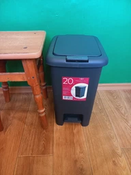 Ведро для мусора MBM HOME с крышкой и педалью BIN-01 20л Серое (BIN-01 20L GRAY) фото от покупателей 3