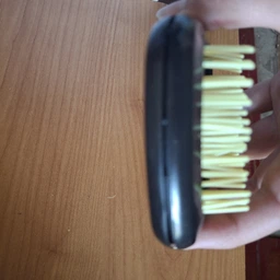 Расческа для волос Super Hair Brush Желтая с зеленым фото от покупателей 14